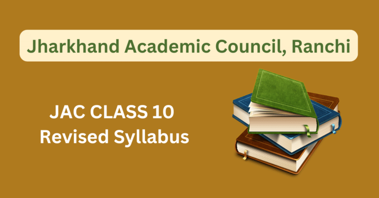 JAC Class 10th Syllabus 2025